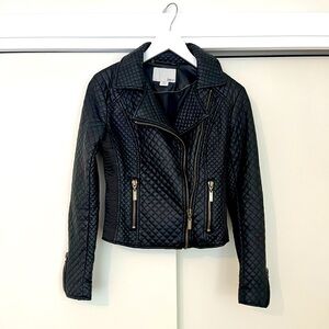 Bar III leather jacket